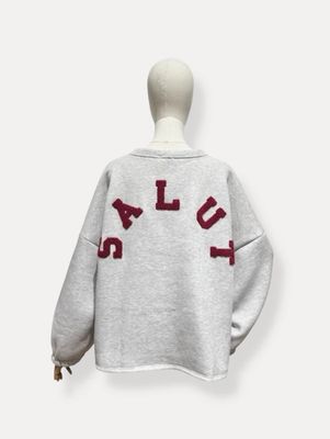 Sweater - SALUT - grijs Sweater - SALUT - grijs