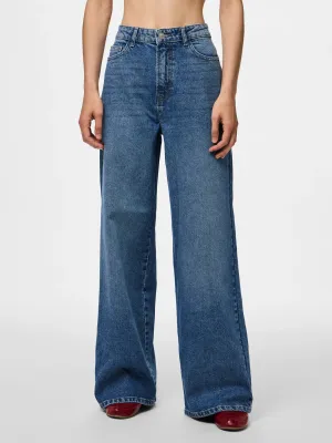 Wijde jeans - SELMA - medium blue denim