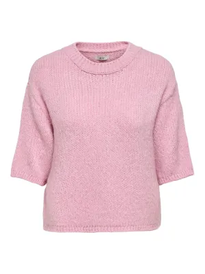 Pullover met korte mouw - LINEA - roze Pullover met korte mouw - LINEA - roze