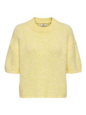 Pullover met korte mouw - LINEA - geel Pullover met korte mouw - LINEA - geel
