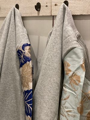 Sweater jaquard - VIOLET - grijs/lichtblauw Sweater jaquard - VIOLET - grijs/lichtblauw