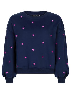 Sweater - HEARTS - donkerblauw Sweater - HEARTS - donkerblauw