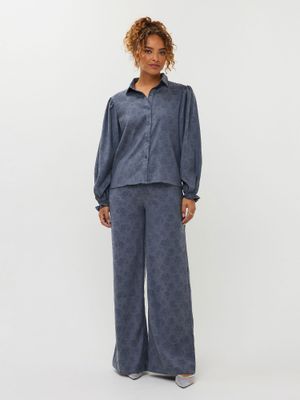 Wijde broek met bloem - JOSCA