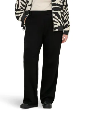 + Comfy rechte broek - GOLDTRASH - zwart