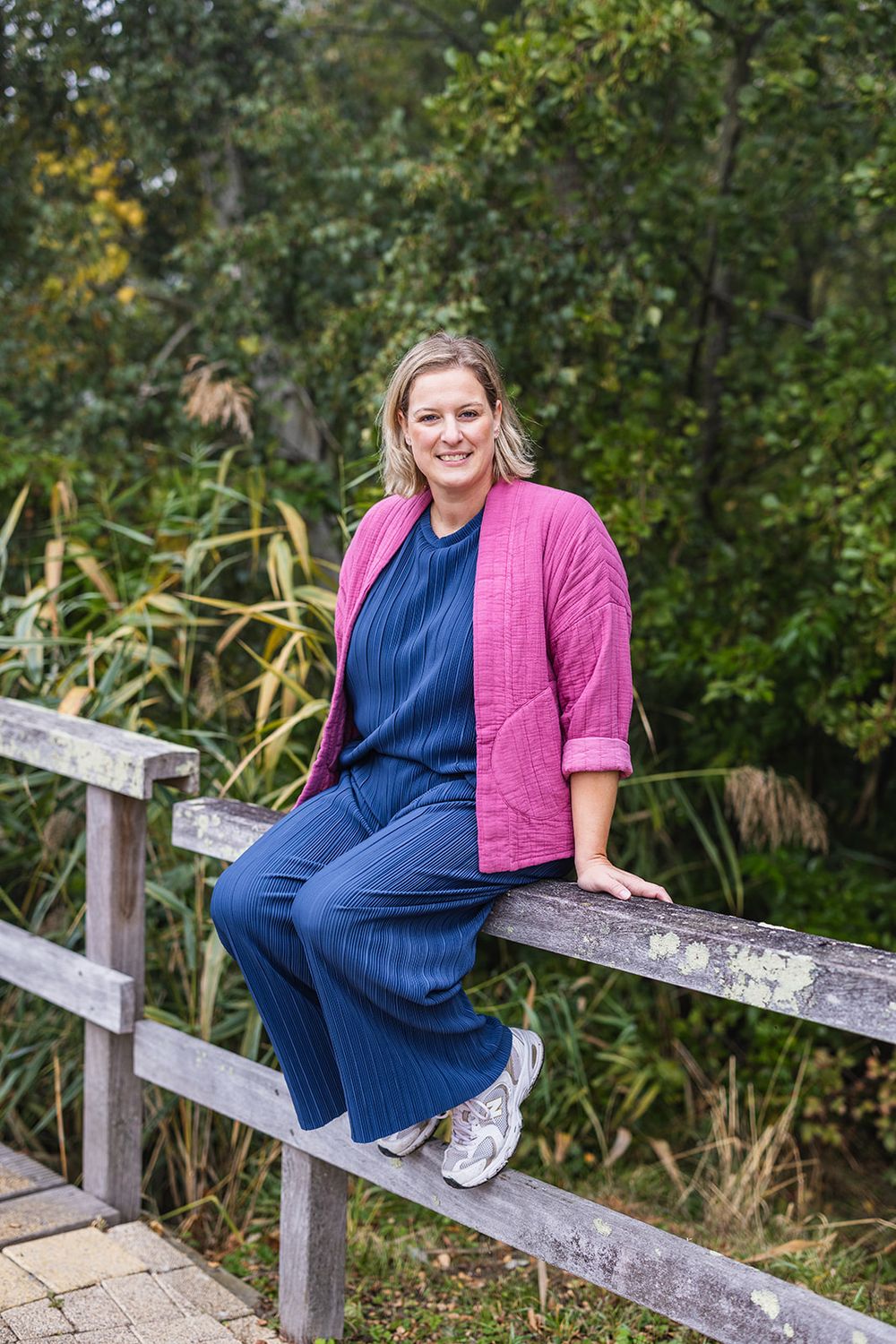 Vest tetra - NORA - oudroze