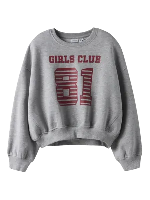 KIDS oversized sweater - TAYA - grijs KIDS oversized sweater - TAYA - grijs
