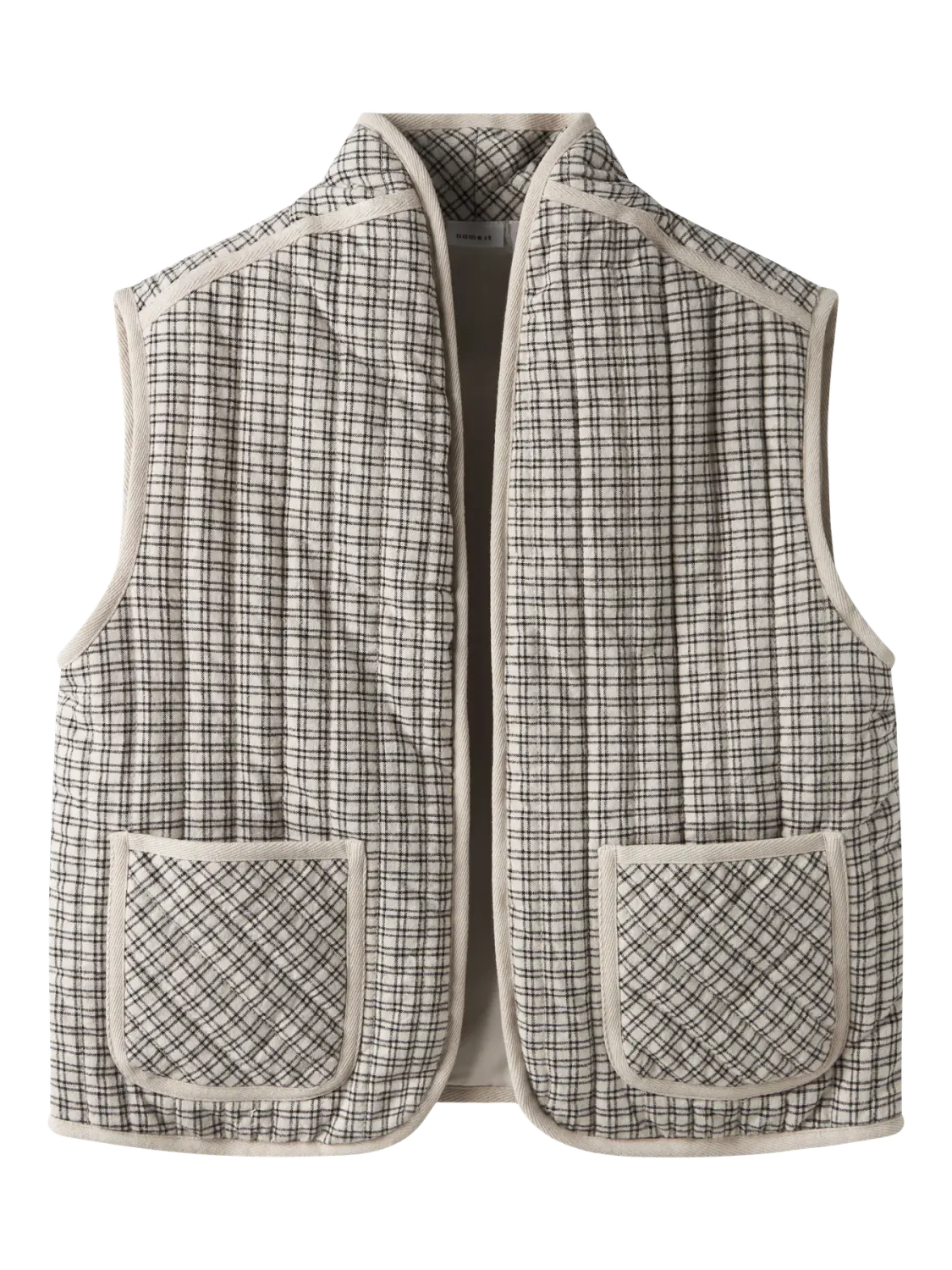 KIDS bodywarmer - TECKA - ecru