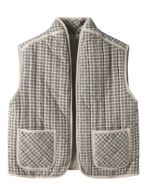 KIDS bodywarmer - TECKA - ecru KIDS bodywarmer - TECKA - ecru