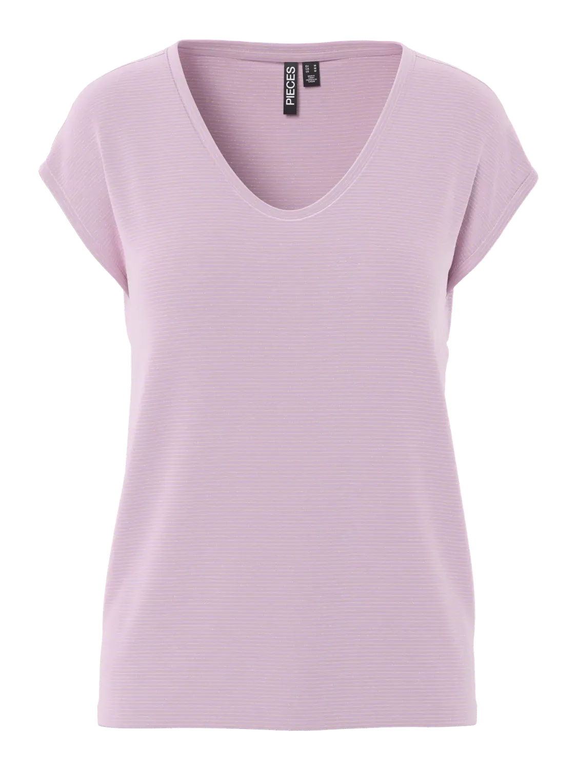 T-shirt - BILLO - roze/lurex goud