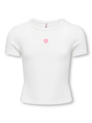 KIDS shirt - ELVA JUNE - wit