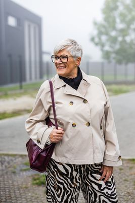 + Trenchcoat - APRIL - oxford tan