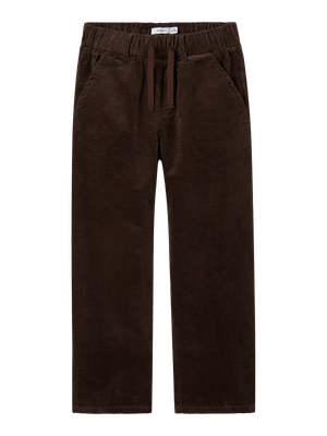 KIDS corduroy broek - NIKLAS - donkerbruin