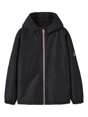 KIDS regenjasje gevoerd - MASSIMO - zwart