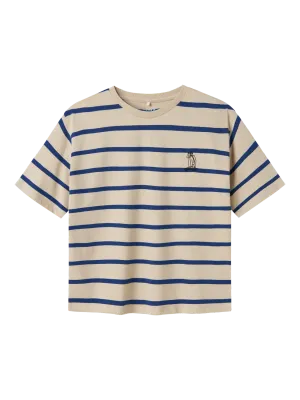 KIDS t-shirt - LAVON - blauw KIDS t-shirt - LAVON - blauw