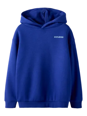 KIDS sweater hoodie - LIAM - blauw