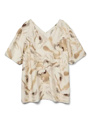 + Top - CILLE CHRISTA - birch