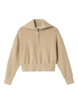 KIDS trui polo - LISEN - beige