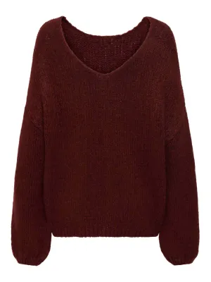Trui (aan twee kanten te dragen) - DINEA - bordeaux