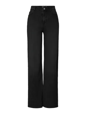 Wijde jeans - SILKE - black denim