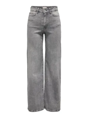 Wijde jeans - FELINA FINA "34 - light grey denim