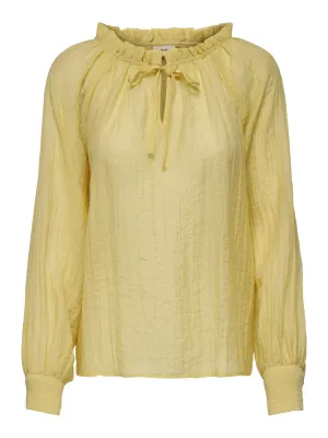 Luchtige blouse - THEO - geel