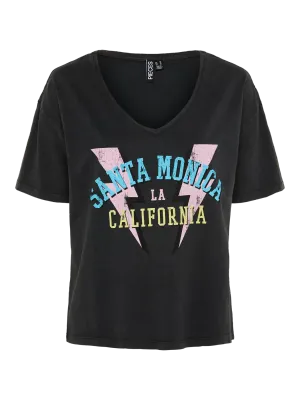 T-shirt - GUNNAR - black washed