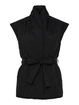 Waistcoat / mouwloze gilet - JULIA - zwart