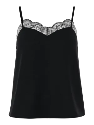 Top - TIFFANY - zwart