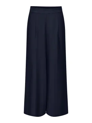 Wijde palazzo broek - PEPPER - donkerblauw Wijde palazzo broek - PEPPER - donkerblauw