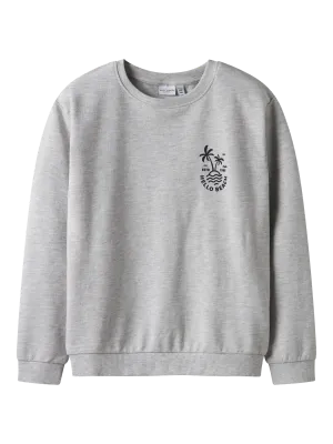 KIDS sweater - VASSE - lichtgrijs