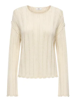 Bootnek pullover - OPHELIA - ecru