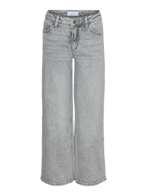 KIDS Wijde jeans - TESSA - light grey denim