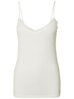 Top singlet - KATE - gebroken wit