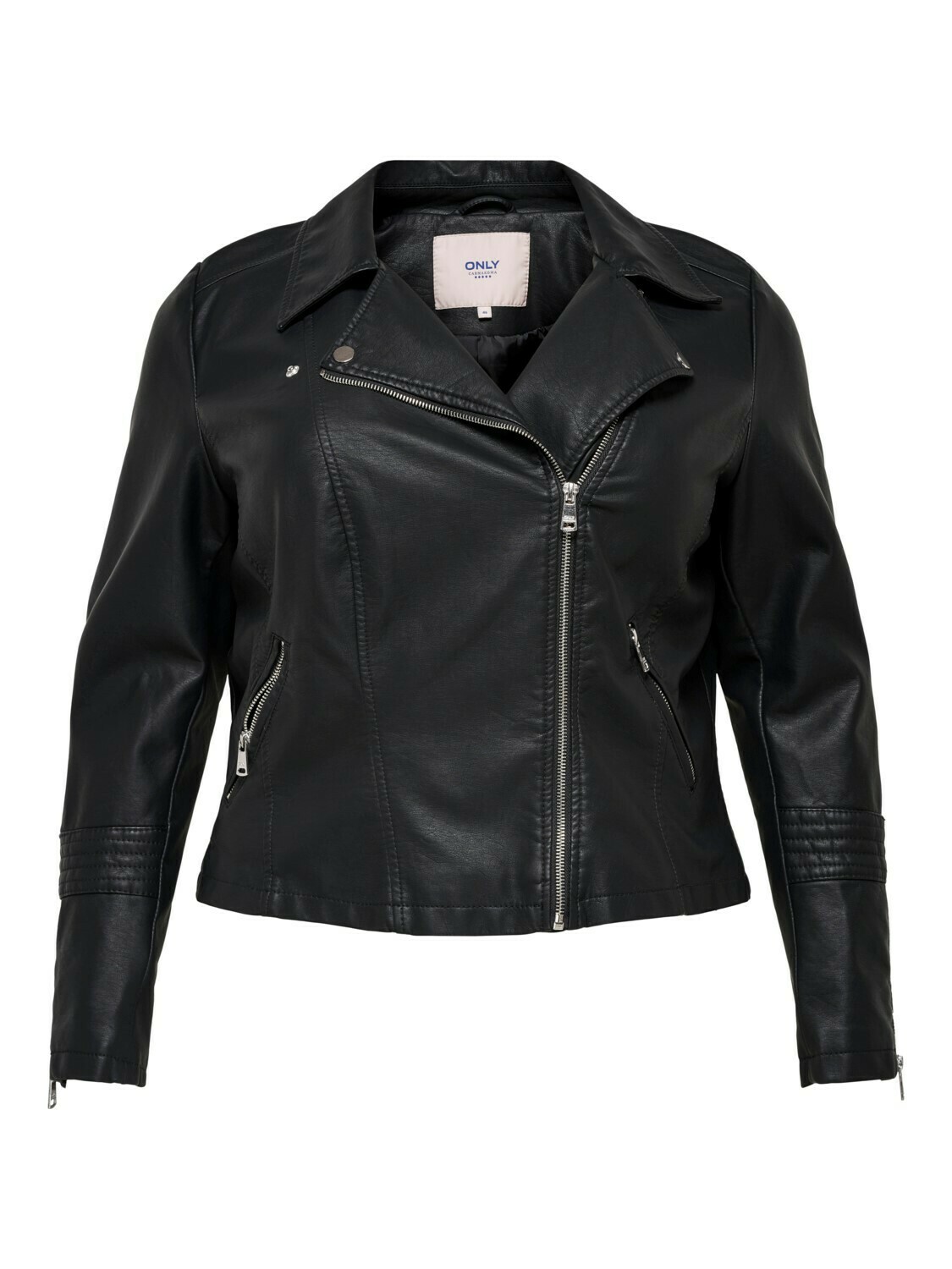 + Jas - EMMY - zwart lederlook