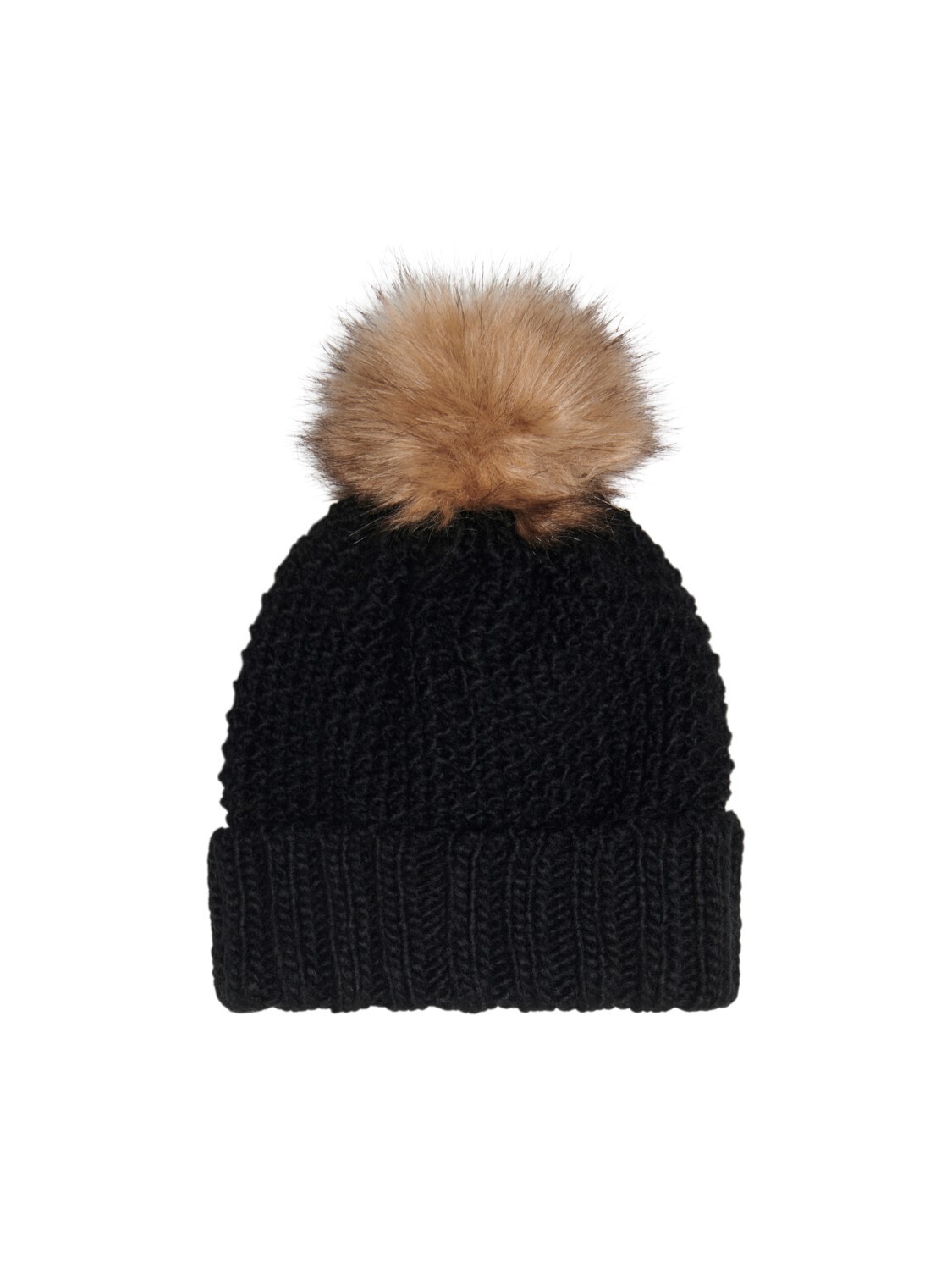 KIDS Muts met pompon - ISABELLA - zwart KIDS Muts met pompon - ISABELLA - zwart