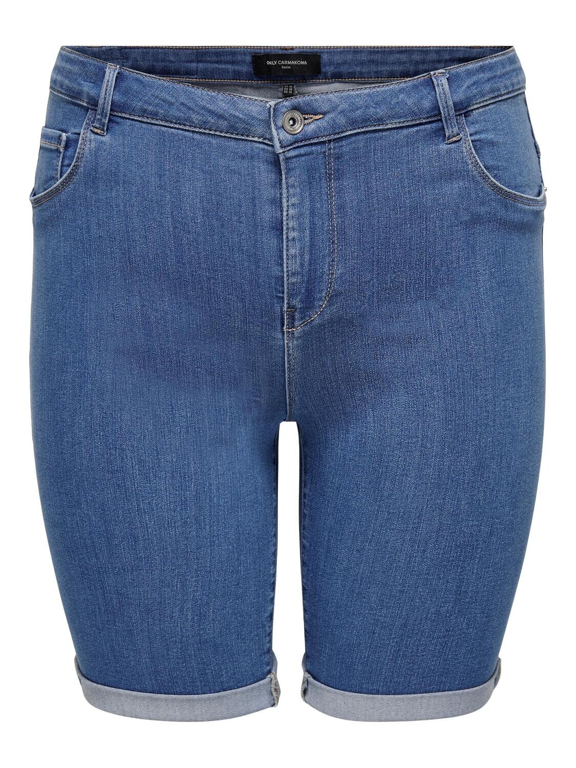 + Langere short - THUNDER - medium blue denim + Langere short - THUNDER - medium blue denim