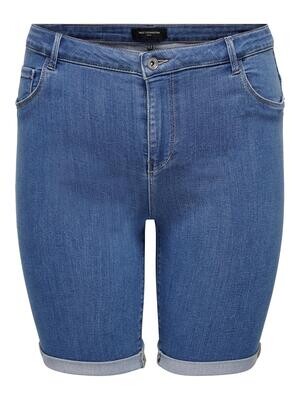 + Langere short - THUNDER - medium blue denim + Langere short - THUNDER - medium blue denim