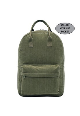 Rugzak velours - NOLURO - rifle green Rugzak velours - NOLURO - rifle green