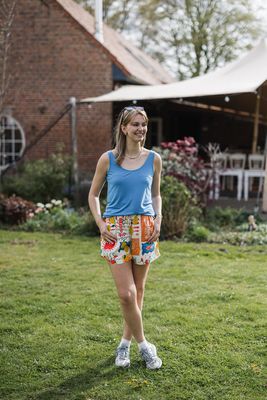 Tanktop basic - KAMALA - french blue