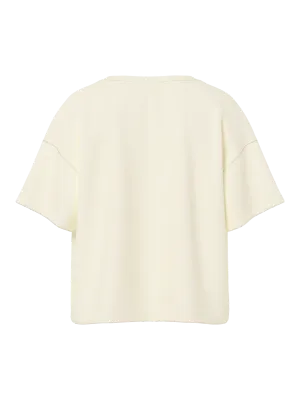Sweater top met V - CHILLI V - white pepper