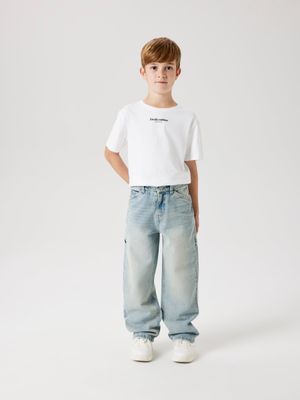 KIDS jeans - RYAN - vintage light blue denim