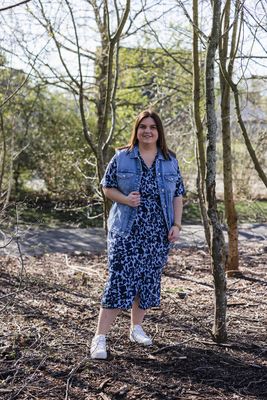 + Mouwloos jeansvestje - WESPA - light blue