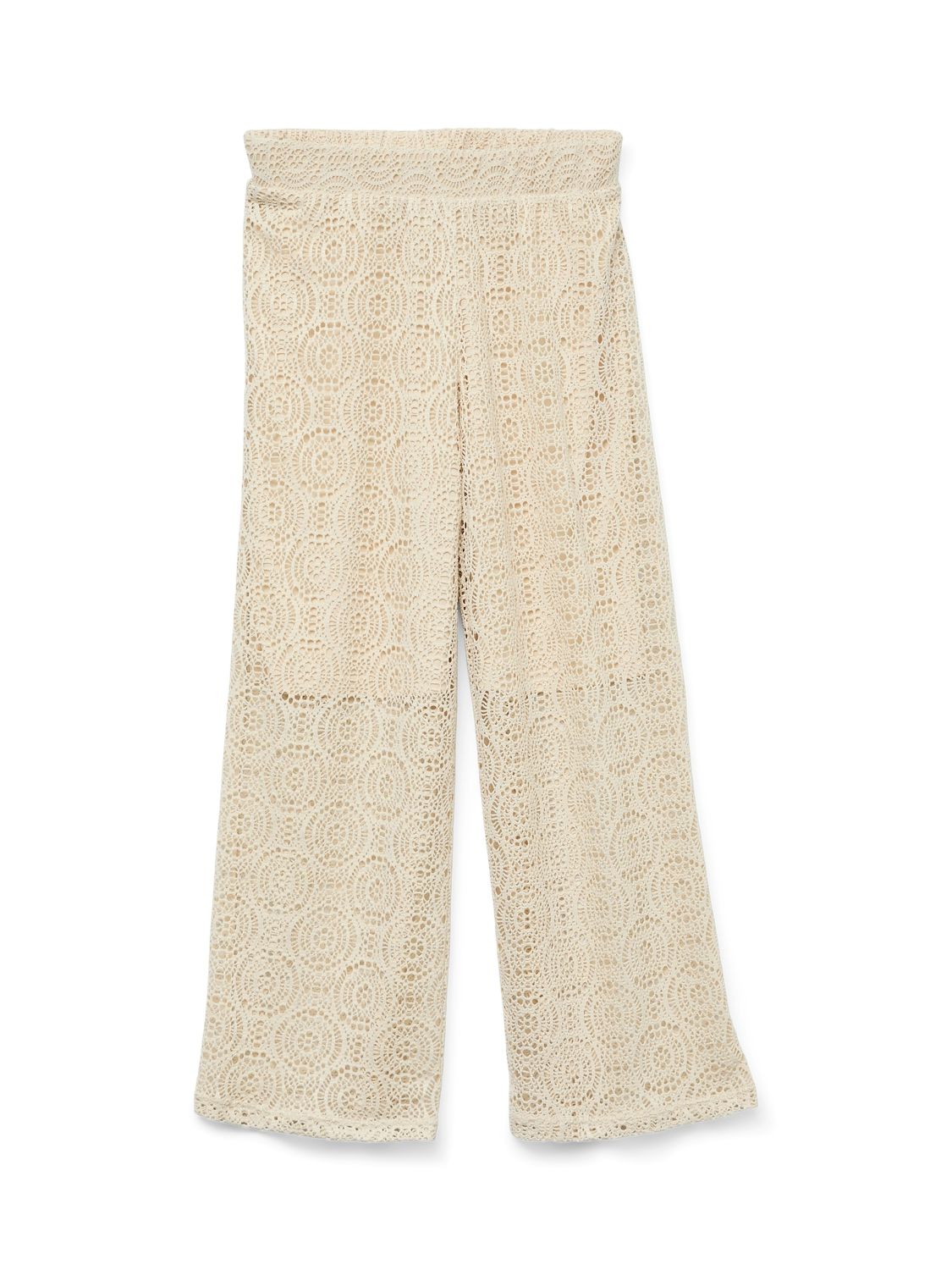 KIDS broek - MAYA - rond dessin beige
