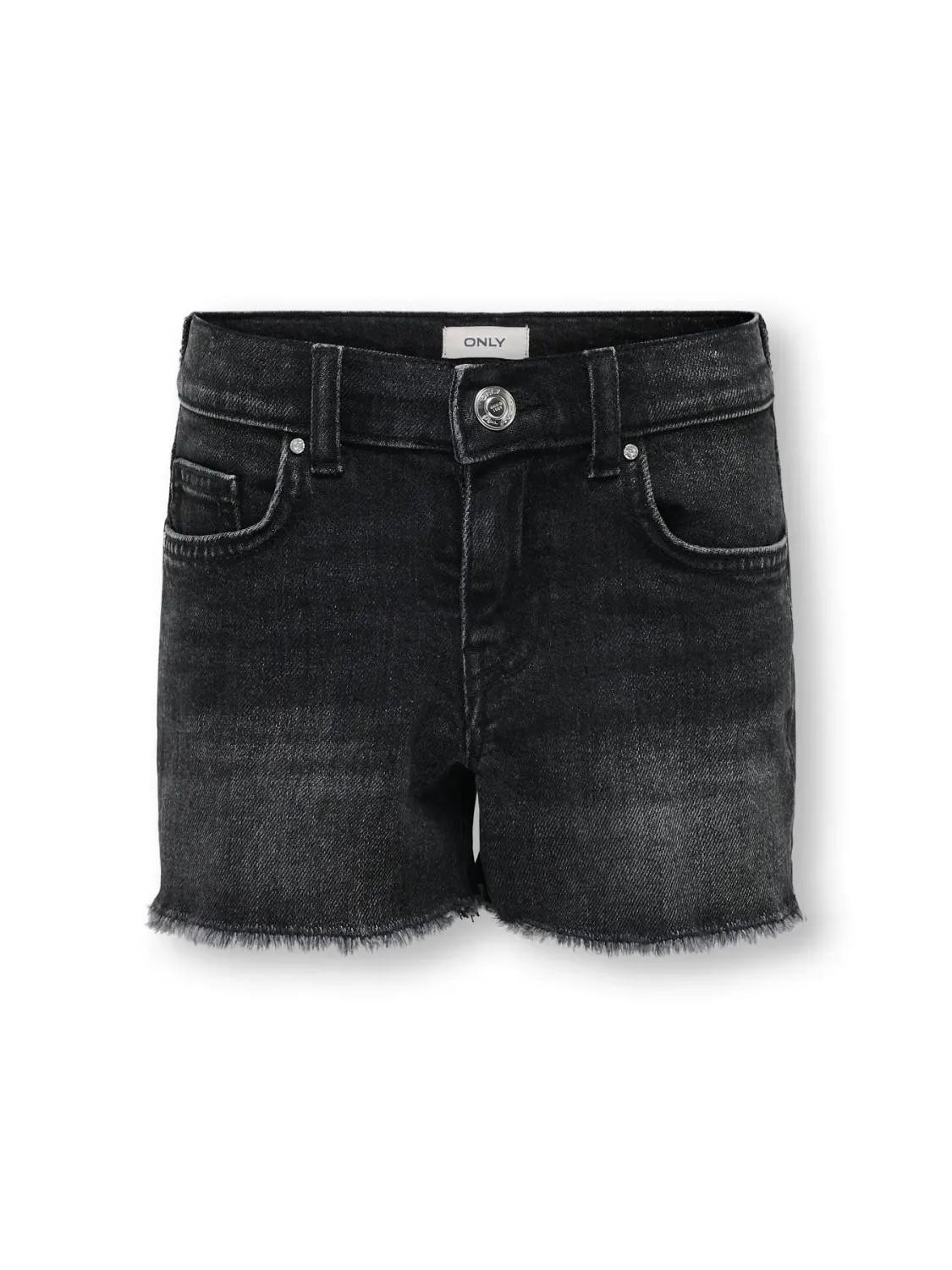 KIDS jeansshort - ROBYN - washed black denim KIDS jeansshort - ROBYN - washed black denim