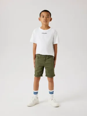 KIDS Short - SILAS -  kaki