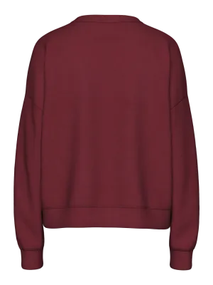 MUSTHAVE loose sweater - CHILLI - bordeaux