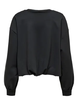 Puff sweater - BALOU - donkergrijs