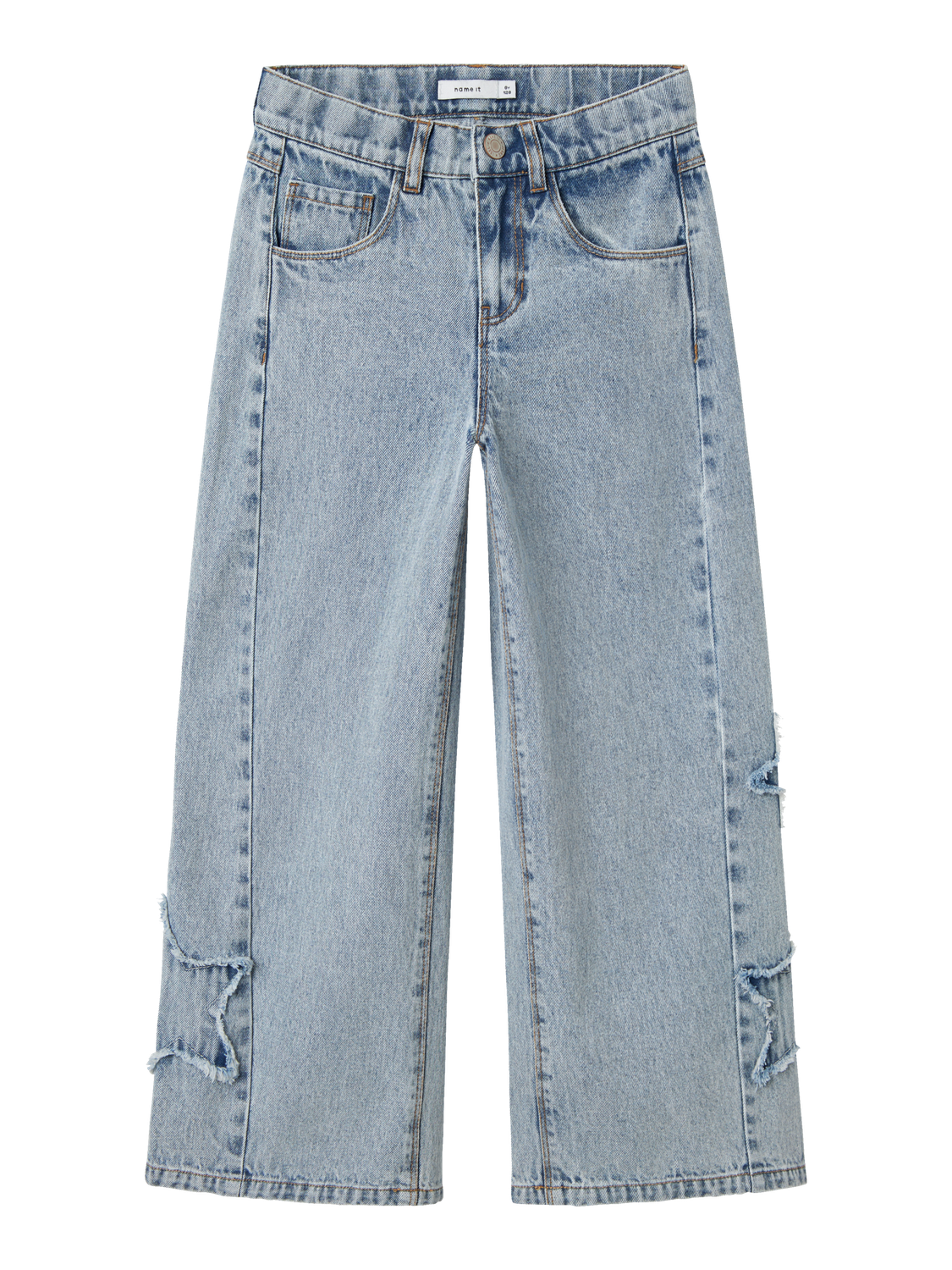 KIDS Wijde skater jeans - BELLA - sterren