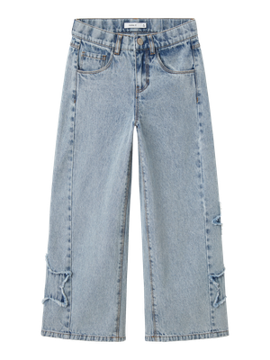 KIDS Wijde skater jeans - BELLA - sterren
