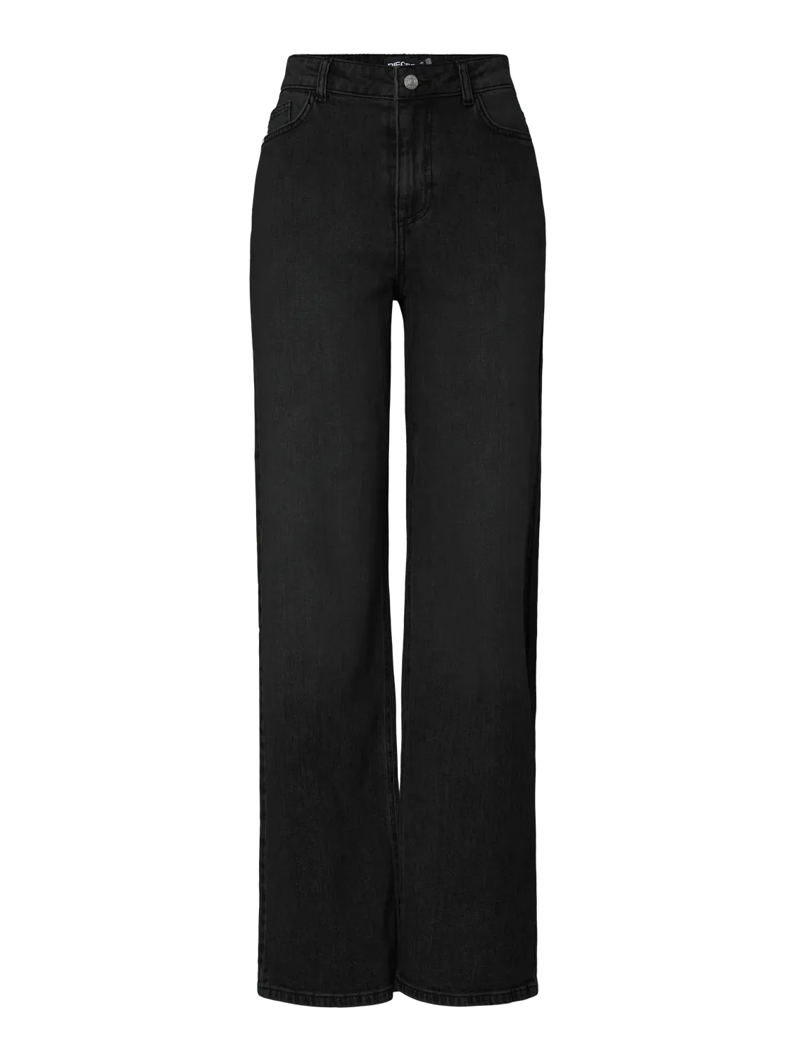 Wijde jeans - SILKE - black denim Wijde jeans - SILKE - black denim